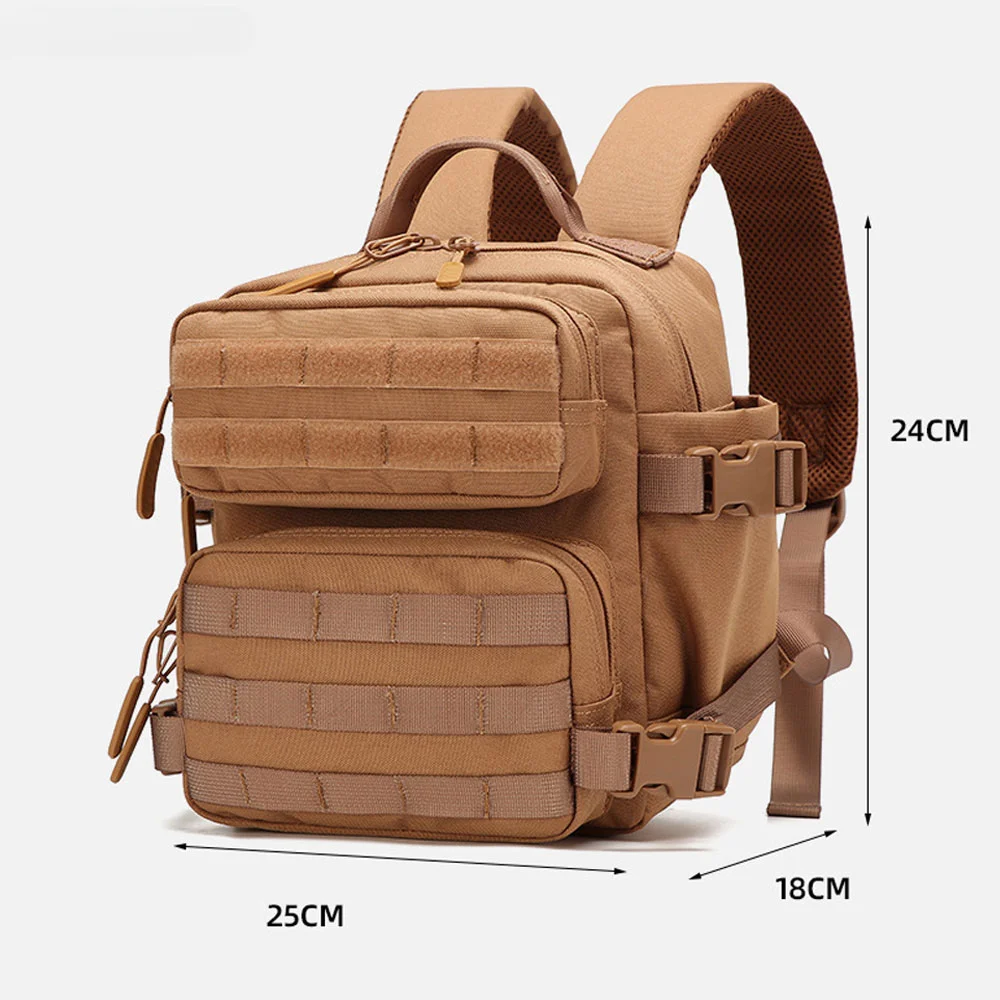 Mochila deportiva de 9L MOLLE, bolsa de insectos de 3 días, Mini paquete al aire libre para mujeres y hombres, mochila EDC para acampar y senderismo - imagen 5