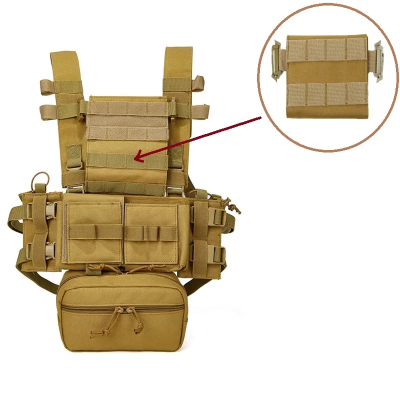 Accesorio táctico para colgar placa protectora de plataforma de pecho para MK3 CPC D3 MK3, Etc. Protector de chaleco MOLLE Armor Airsoft Accesorios de caza - imagen 2