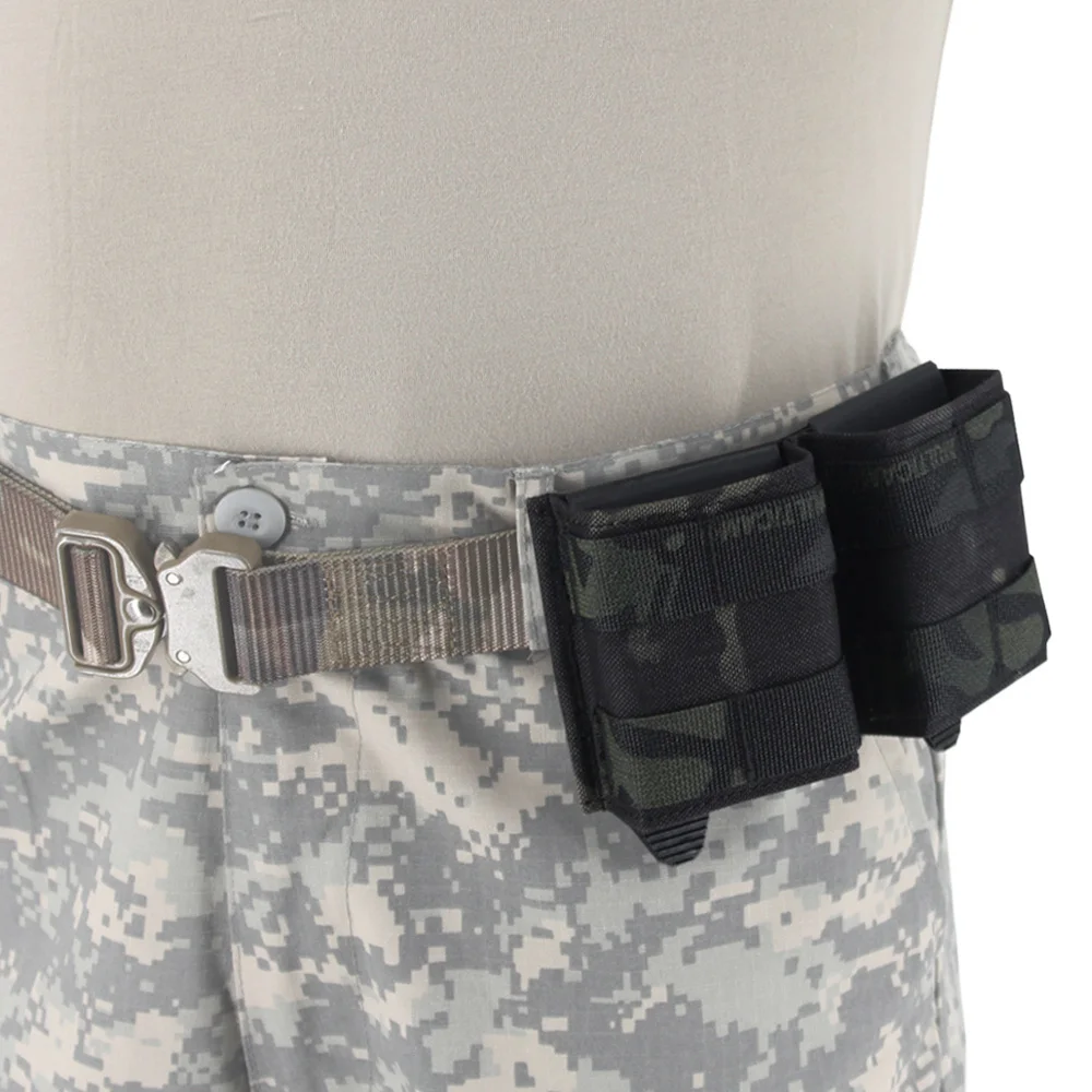 VULPO-bolsa táctica para Airsoft 5,56, bolsa para revistas estilo KYWI, Molle M4, portador doble Mag, equipo para caza y Paintball - imagen 2