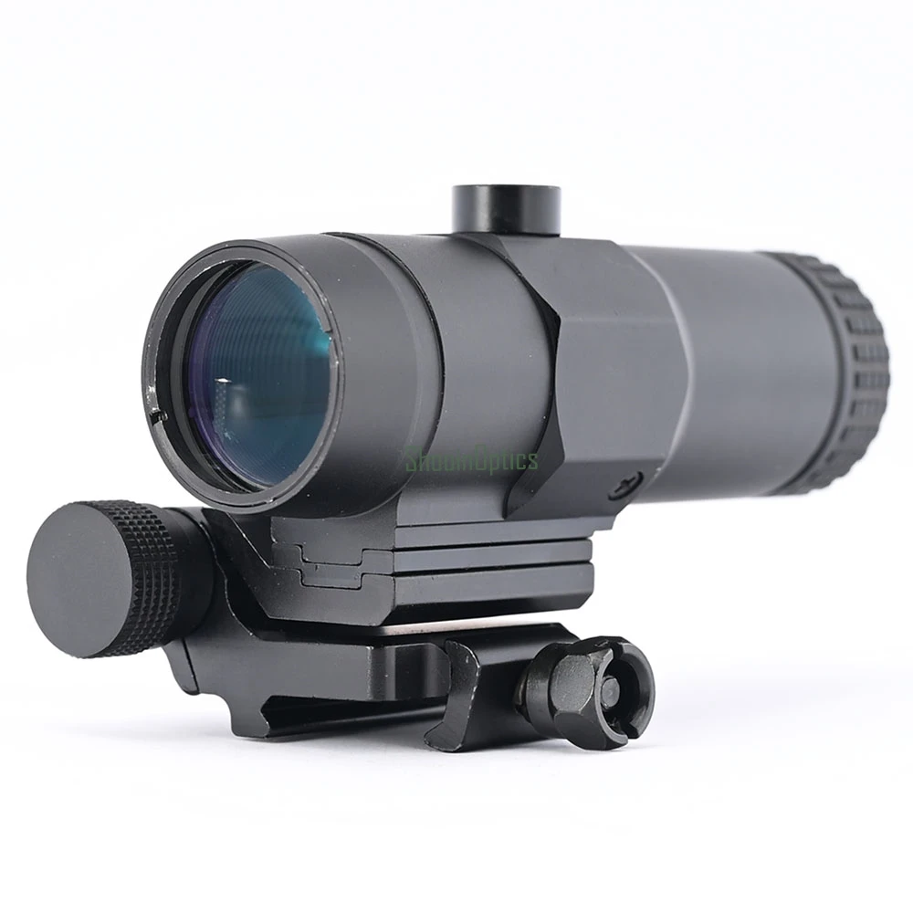 3x Magnifier Integrated Quick-Folding Base For Red Dot Sight Collimator R4193 - imagen 2