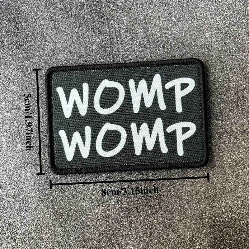 Parche táctico WOMP WOMP con gancho y bucle para ropa - imagen 3