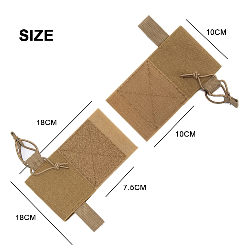 Bolsa de radio lateral táctica para accesorios de caza, funda de bolsa de revista, alas expansoras de chaleco, PRC148, 152, MPU, 5,56, 7,62 - imagen 5