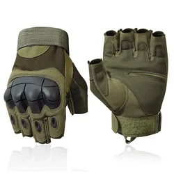Guantes tácticos de medio dedo para exteriores - Airsoft y caza