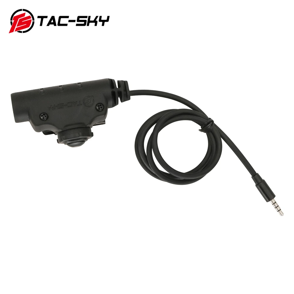 Adaptador táctico Ts tac-sky Ptt U94 V2 Ptt Push To Talk, 1pin Phone Ptt con conector estándar de 7,00 Mm para auriculares tácticos - imagen 5