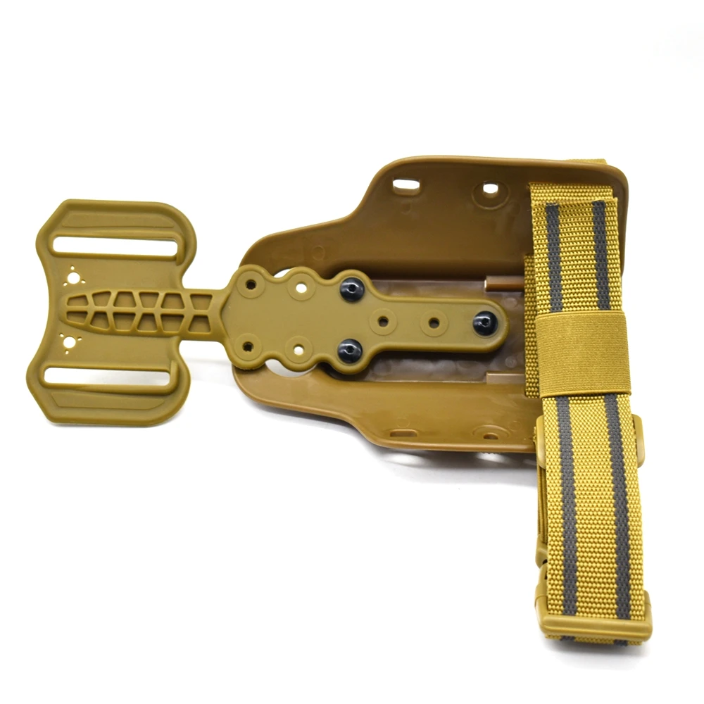 Funda para pistola con plataforma para caza táctica GL 17/19/22/M9/1911 SIG P220/226 PPK, funda para pistola con pierna caída, Addpter - imagen 5