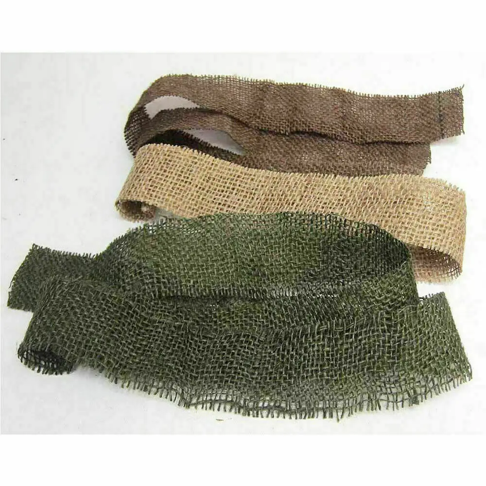 Casco camuflaje tira de lino cubierta de red de campo Red casco de paracaidista ocultar cubierta de malla - imagen 3