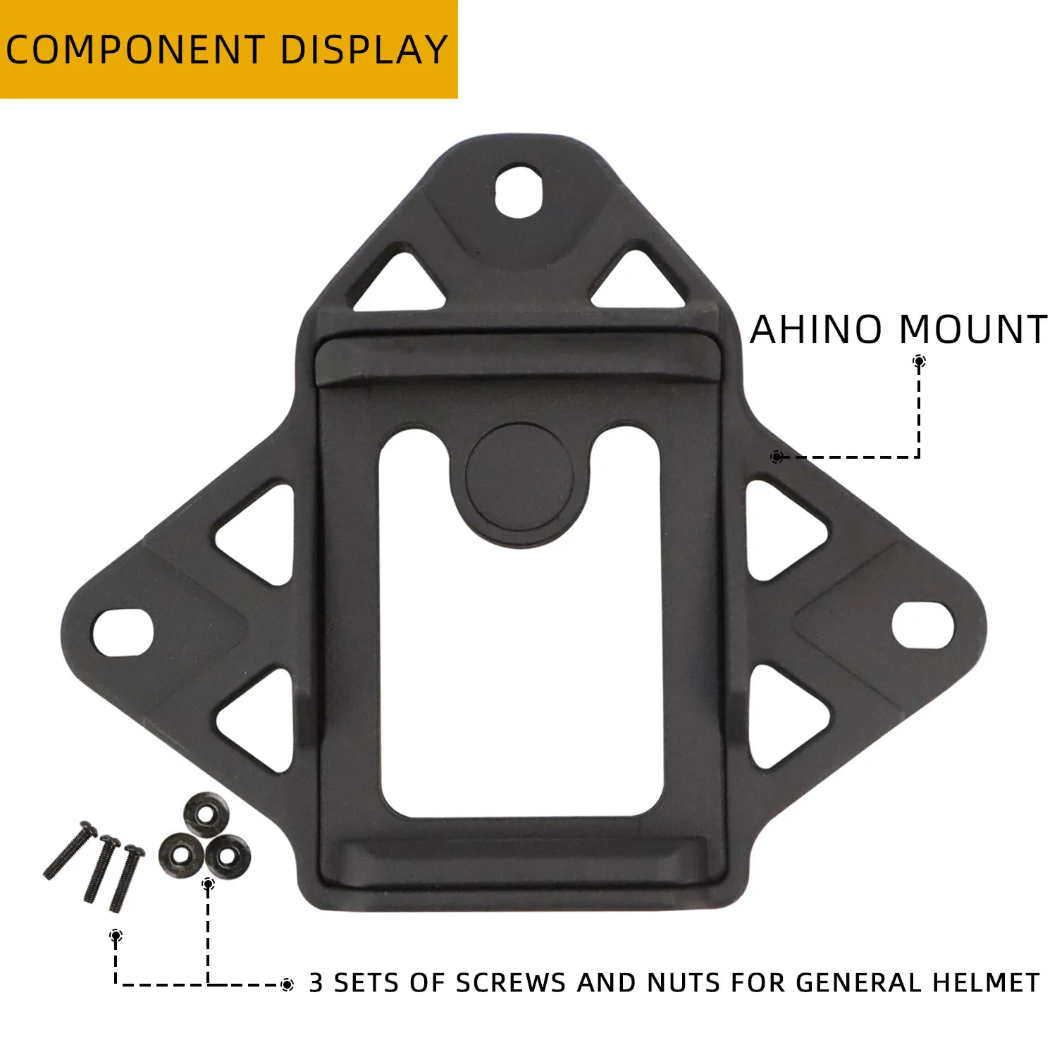 BOOIU VAS casco cubierta Modular Bungee Wilcox L4 NVG adaptador de montaje para FAST MICH WENDY casco táctico a prueba de balas NVG Brack - imagen 5