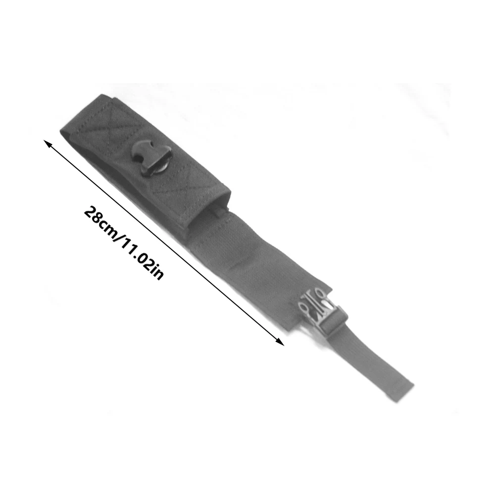 Funda táctica Molle para linterna, cinturón de servicio, estuche de transporte, mochila militar, herramientas de fijación, bolsa de linterna LED - imagen 4