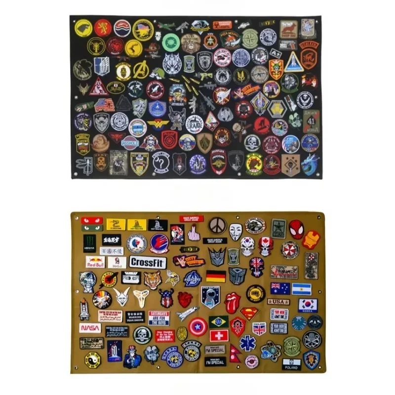 Tablero de exhibición de colección, tablero de exhibición de colección de parches de brazalete con agujeros para colgar en la pared, tablero de almacenamiento montado en la pared - imagen 2