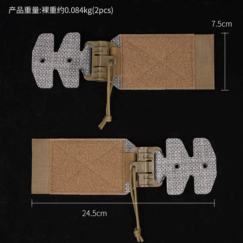 Chaleco táctico Accesorios de liberación rápida dedicados 2 piezas - para FCPC V5, fácil instalación y actualización de encendido/apagado rápido - imagen 5