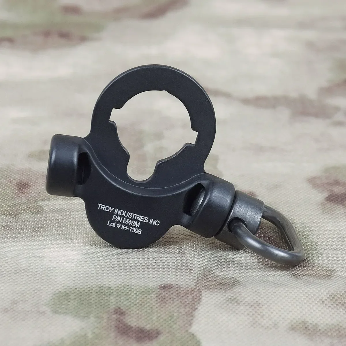 Placa de extremo de doble cara táctica, soportes de alcance flexibles, adaptador giratorio de eslinga, adaptador de botón de empuje de separación rápida apto para M4 M16 Airsof - imagen 4