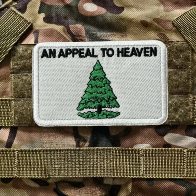 Parche bordado 3D de un apelo para ir al trabajo, insignia de moral táctica con gancho y bucle, pegatina decorativa para mochila, parches para brazalete para ropa - imagen 5