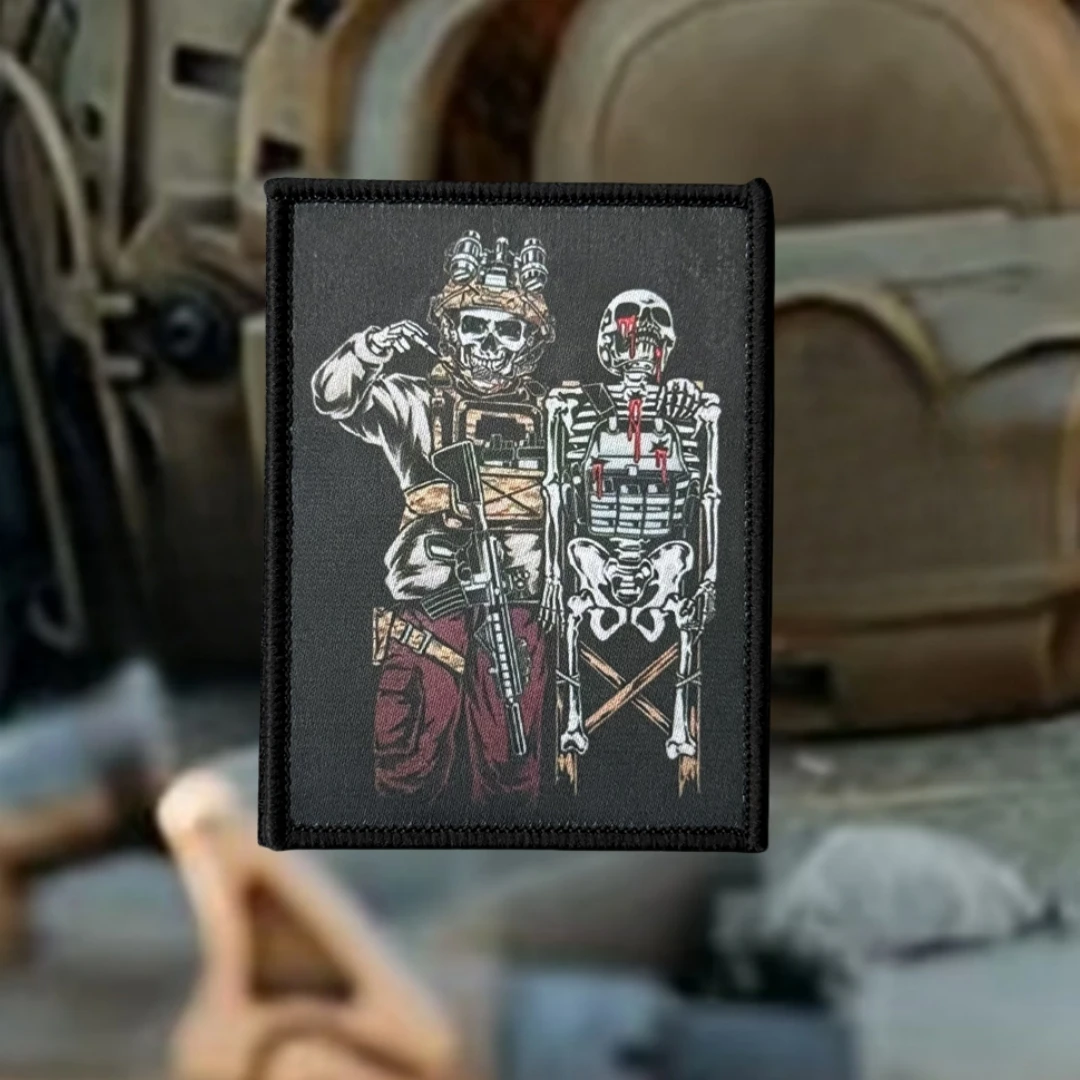 Parche de insignia de moral divertida "Winner and Loser", emblema táctico militar, parches de gancho y bucle impresos para ropa, pegatinas para mochila - imagen 3