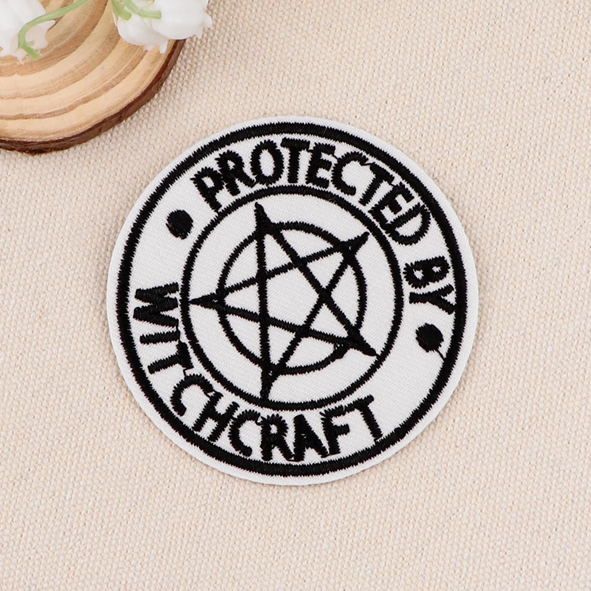 Parche bordado Halloween bruja - parches termoadhesivos para coser - imagen 3