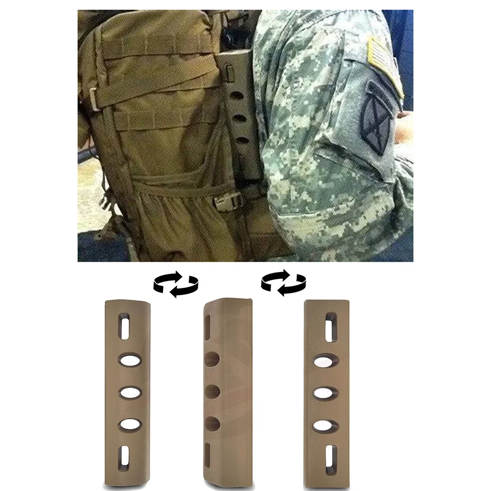 Nueva mochila táctica de caza 3D, mochila colgante, sistema de soporte desmontable, almohadilla lateral, Material BVS, cojín largo (1 par) - imagen 3