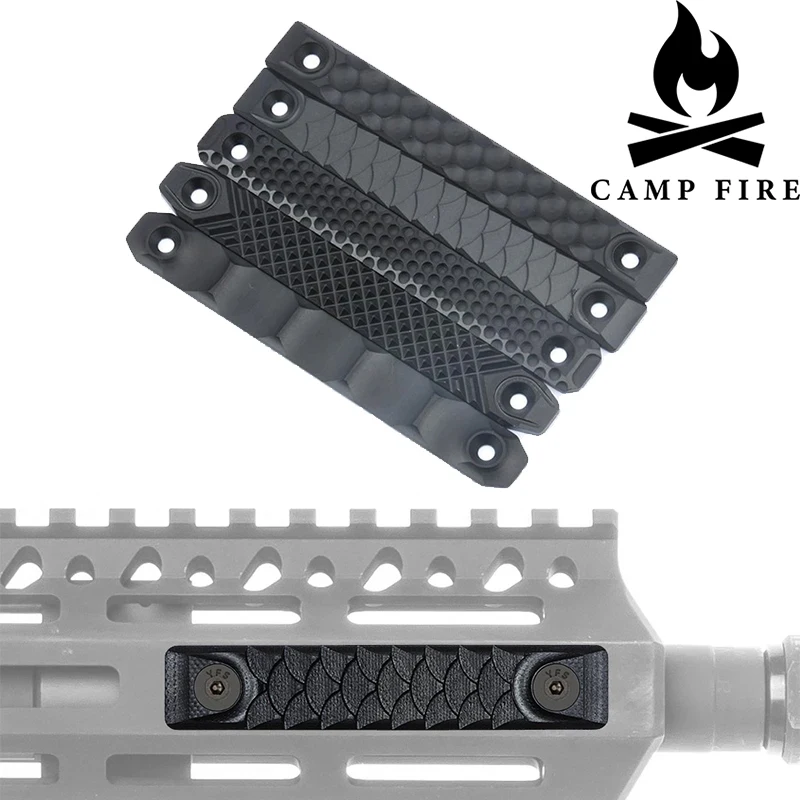 5 modelos 8/12CM táctico de aluminio CNC MLOK KEYMOD cubierta de riel Picatinny para AR15 HK416 M4 M16 AK 47 tubo frontal protección antideslizante