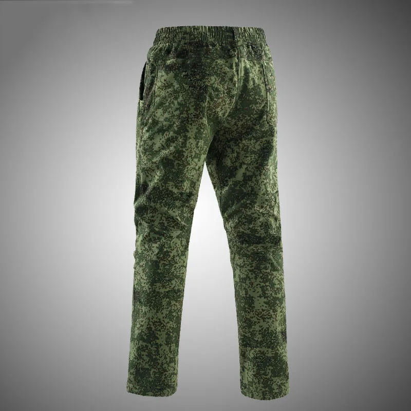 Traje de camuflaje de felpa verde pequeño ruso para hombre, chaqueta impermeable para hombre, traje de asalto de concha suave para montañismo al aire libre - imagen 3