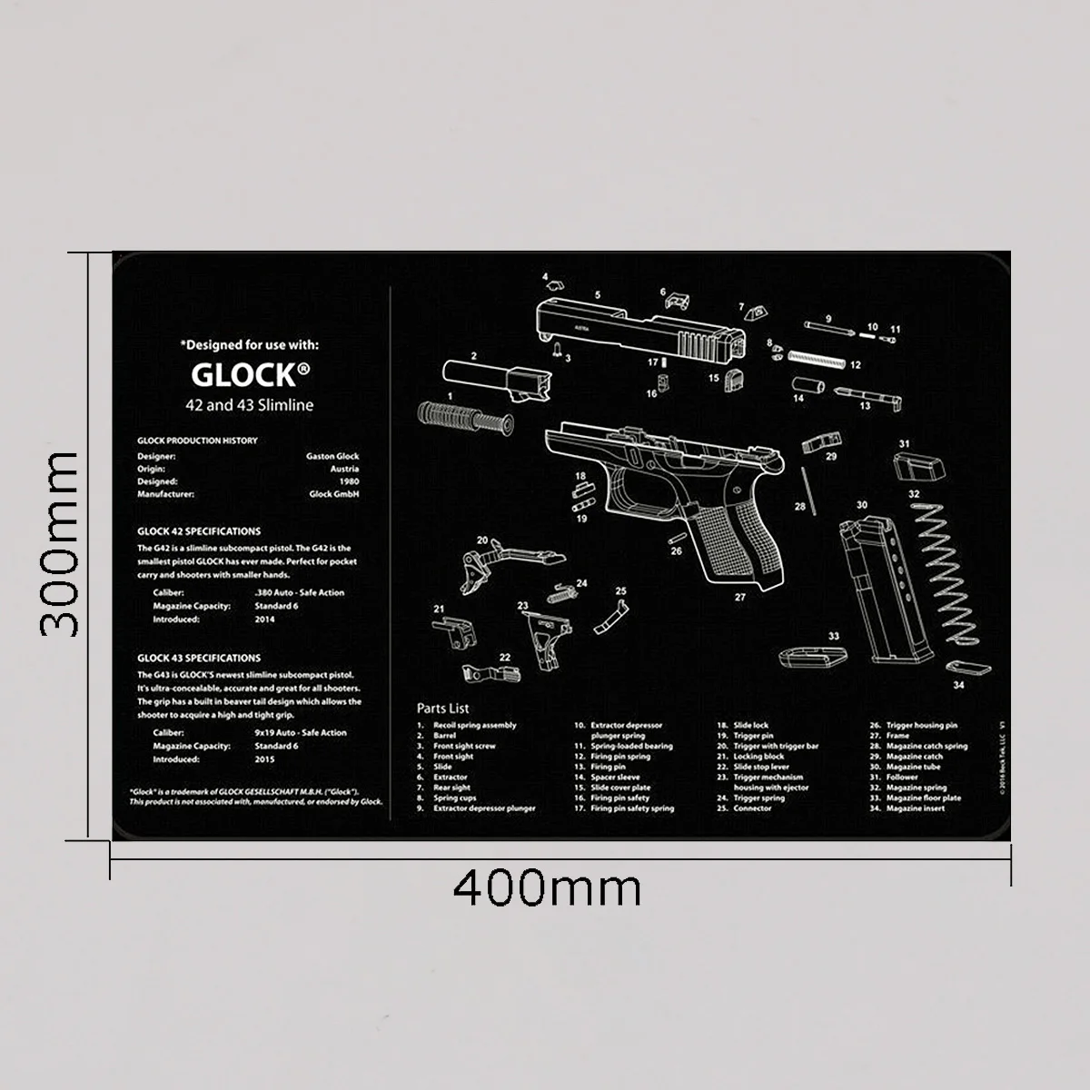 Glock 42 43