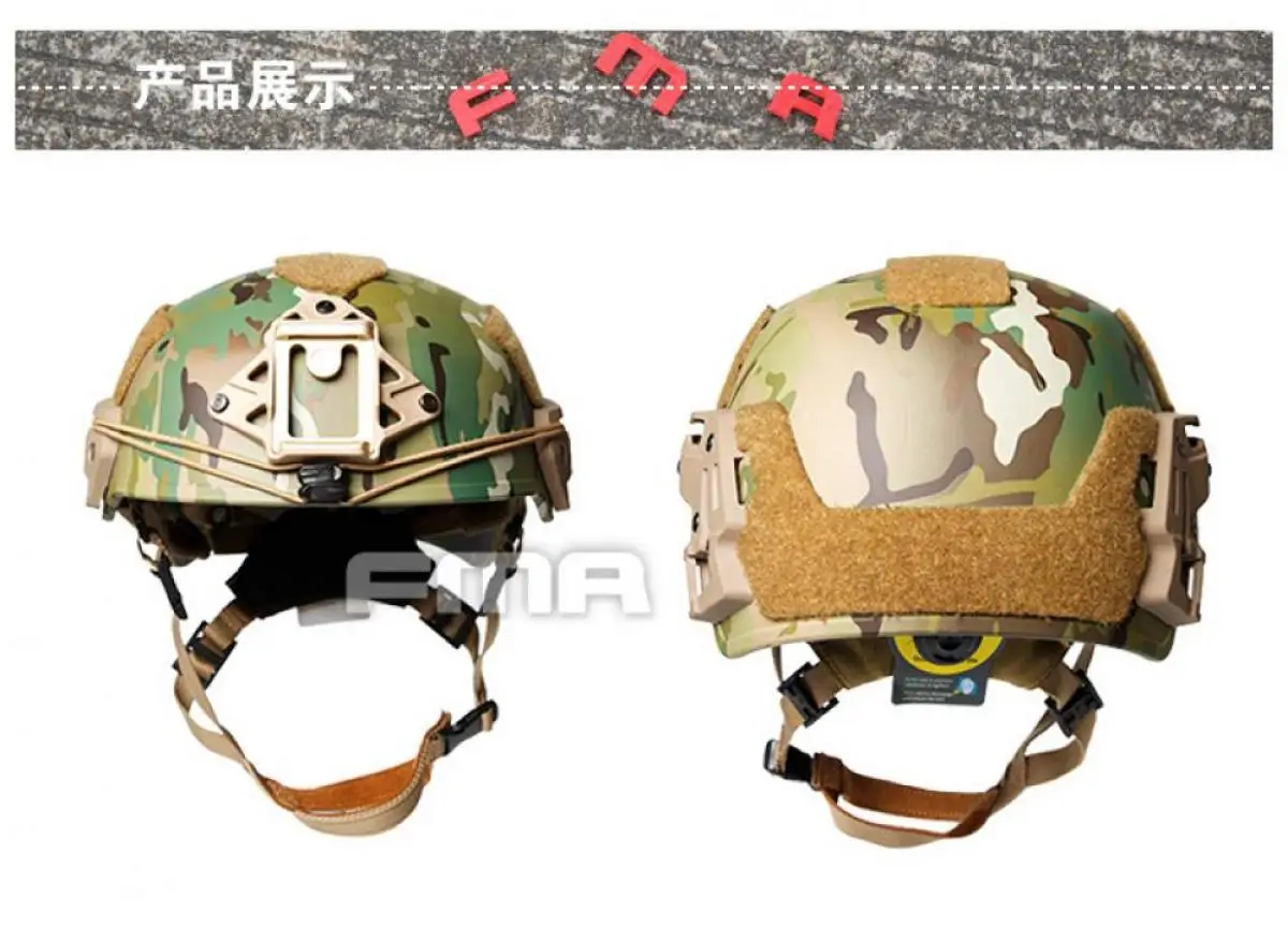 FMA-Casco táctico Airsoft balístico TWF, protección completa, 2,0, Wendy, para caza, Paintball, montañismo, TB1268 - imagen 5