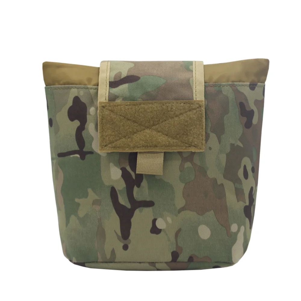 Bolsa de basura táctica plegable, bolsa de reciclaje de munición, equipo de caza, Airsoft, Paintball, Molle - imagen 3