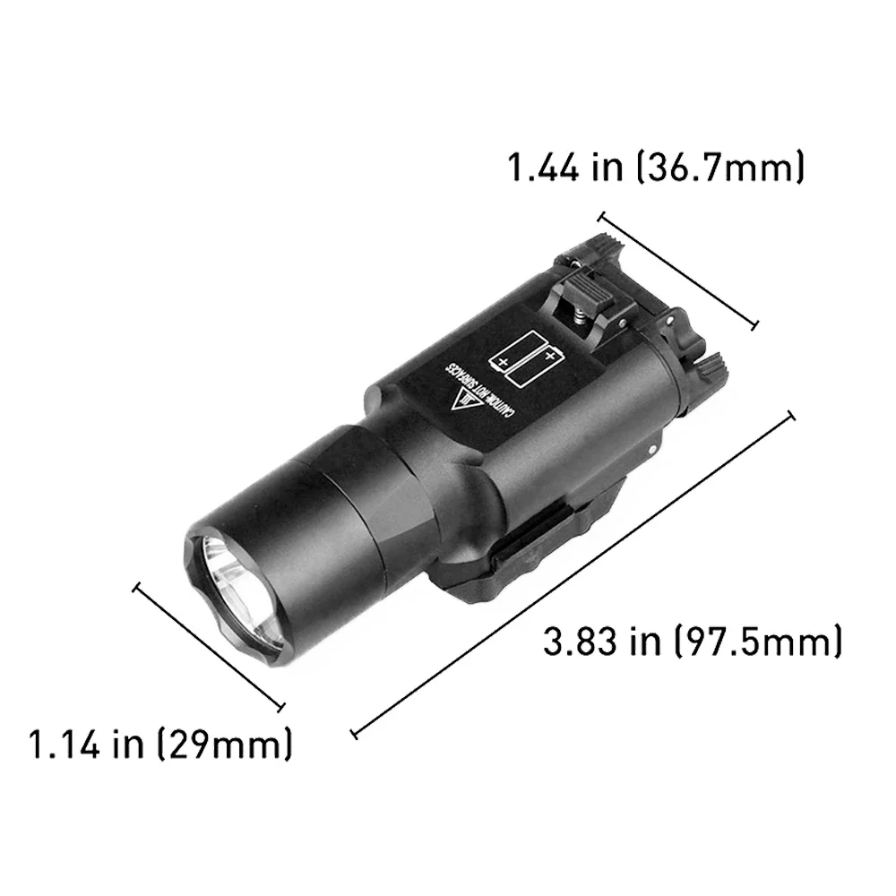 SureFire X300U – Linterna táctica para pistola y airsoft - imagen 5