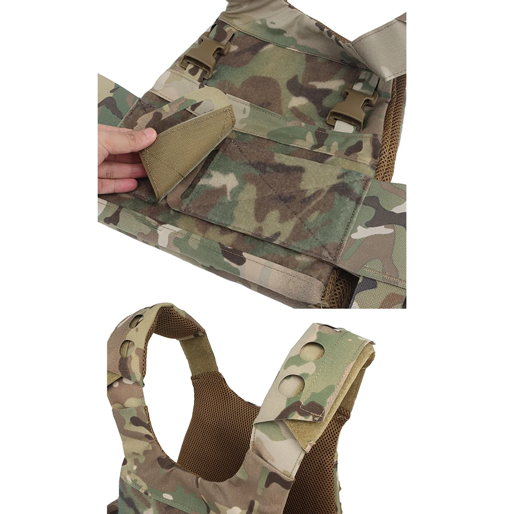 Nuevo chaleco táctico FCPC para caza al aire libre, portador de placa multimisión minimalista, hebilla de 25MM, correa de hombro acolchada, chaleco de caza - imagen 5