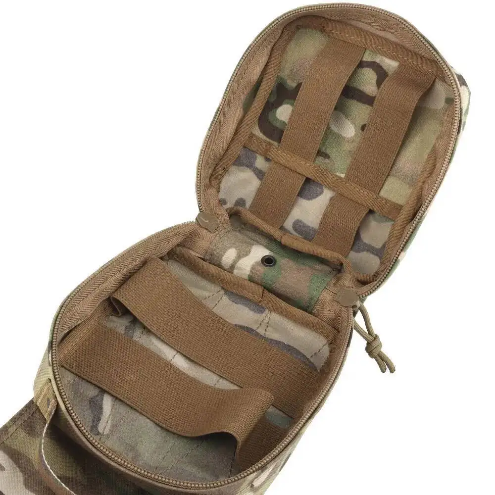 Bolsa táctica IFAK de despliegue rápido, bolsa de primeros auxilios médicos EDC Rip Away MED Panel de supervivencia EMT para Paintball al aire libre - imagen 5