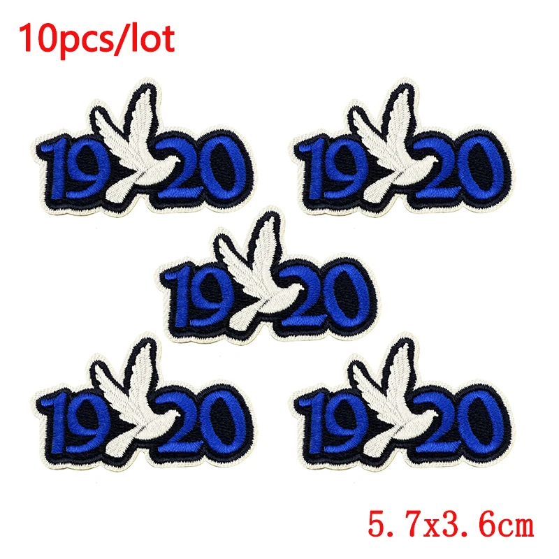 10 unids/lote 1920 Zeta Phi Beta parches para planchar para ropa parches bordados en ropa mochila sombreros DIY pegatinas de decoración de costura - imagen 5