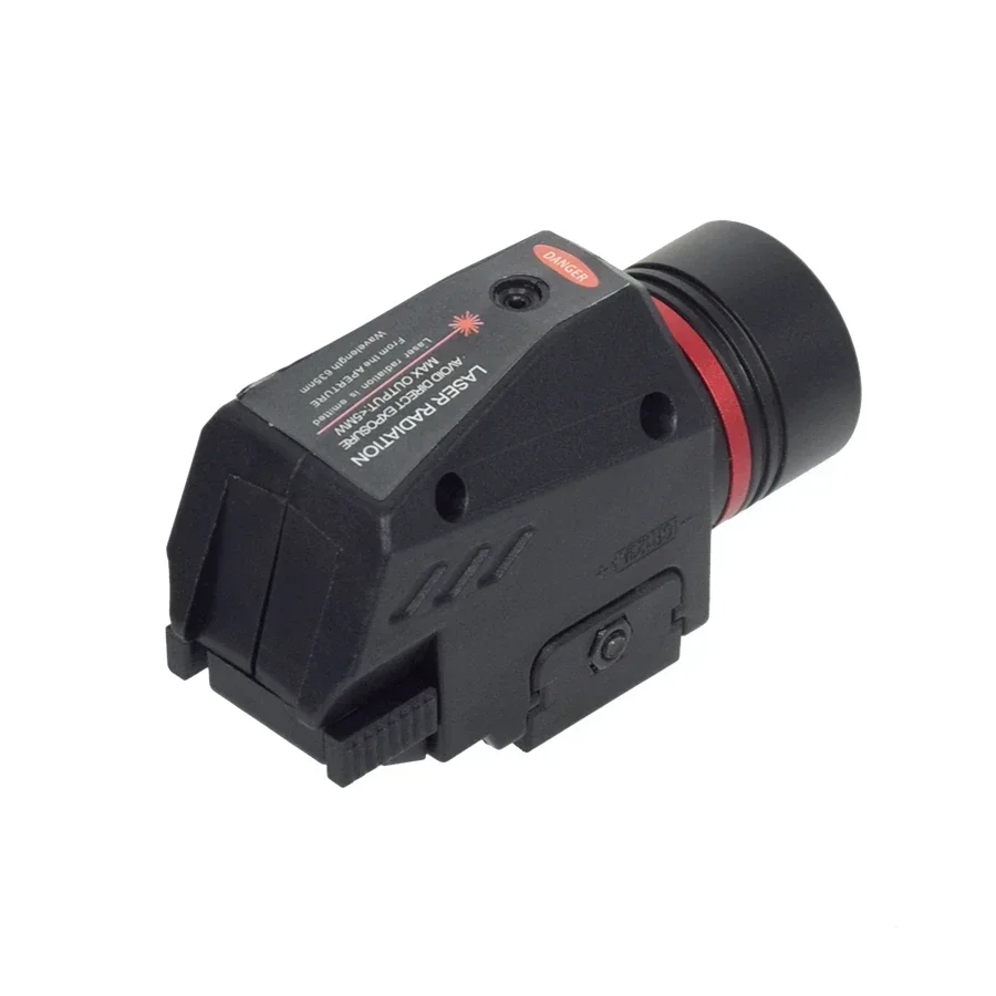 Linterna LED ligera para armas tácticas con mira láser roja y verde para riel de 20mm Mini G17 G19, luz para pistola de Airsoft - imagen 5