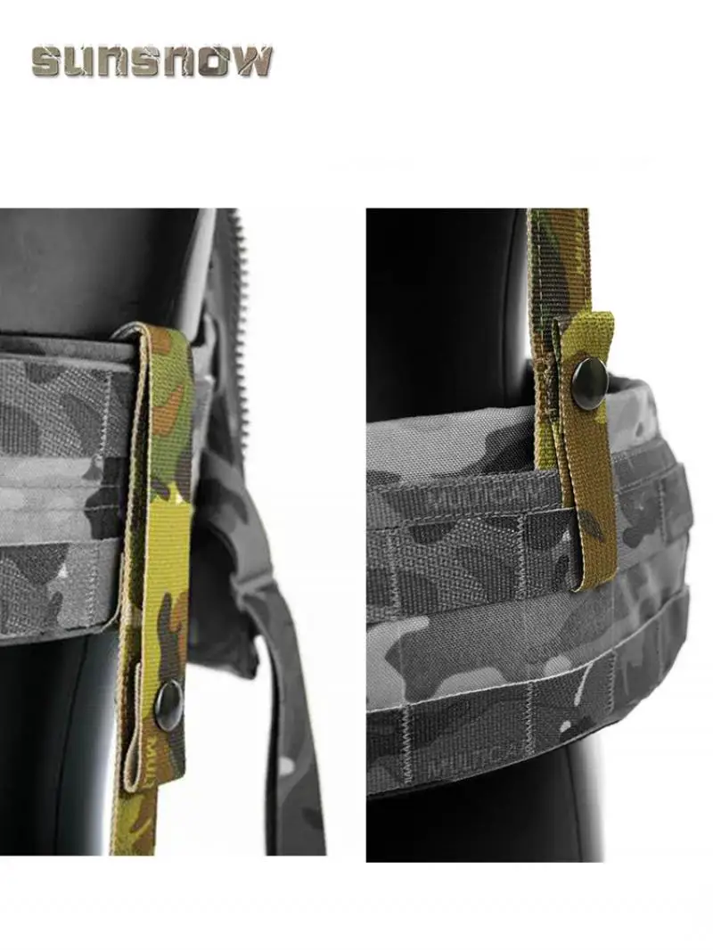 Accesorios tácticos CP StKSS AVS Cinturón MOLLE con correa de fijación para chaleco (tiras de fibra de carbono en el interior) - imagen 3