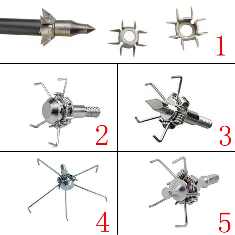 12 Uds puntas de flecha 23/100gr puntas de tiro con arco de acero inoxidable puntas anchas Judo campo arco caza accesorios de tiro