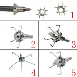 12 Uds puntas de flecha 23/100gr puntas de tiro con arco de acero inoxidable puntas anchas Judo campo arco caza accesorios de tiro