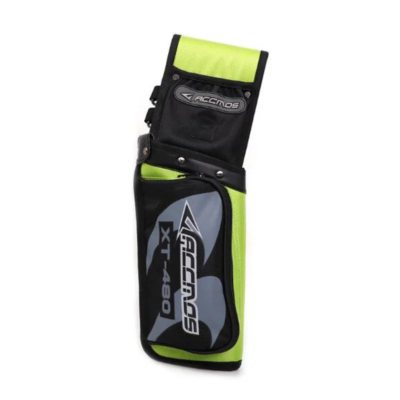 Cinturón de aljaba de flecha inversa para tiro con arco, accesorios de lona para mano derecha/izquierda, bolsa de soporte de flechas con cinturón ajustable - imagen 4