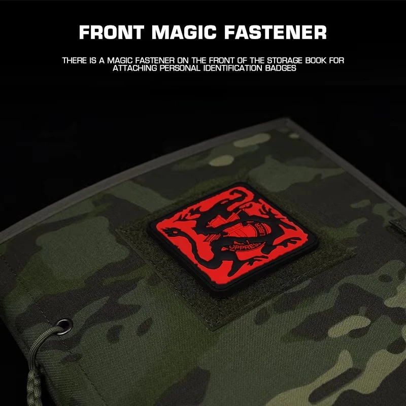 Libro de almacenamiento de brazalete mágico de 4 páginas, tablero de almacenamiento de parches bordados, colección de insignias, exhibición de libros - imagen 5