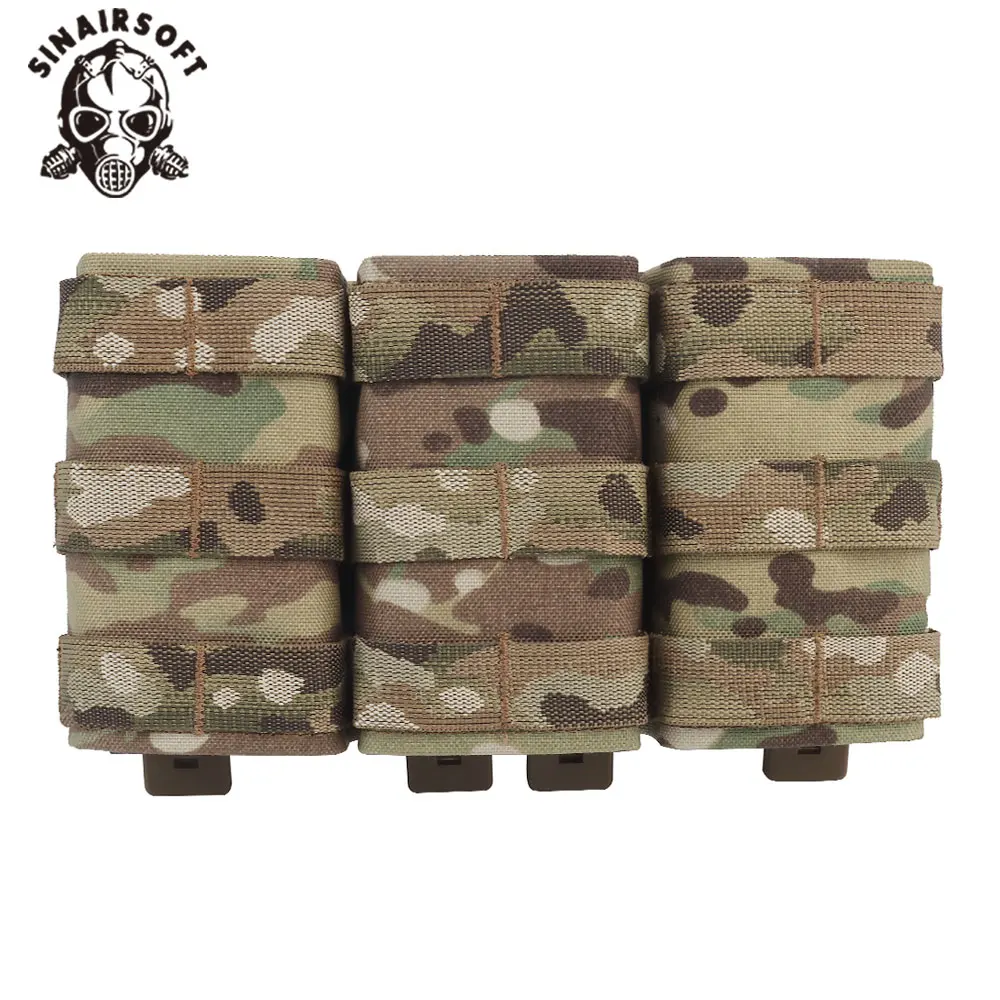 SINAIRSOFT táctico rápido 5,56 Triple Mag bolsas largas AR15 M4 Rifle pistola revistero bolsa MOLLE Malice Clip equipo de caza - imagen 2