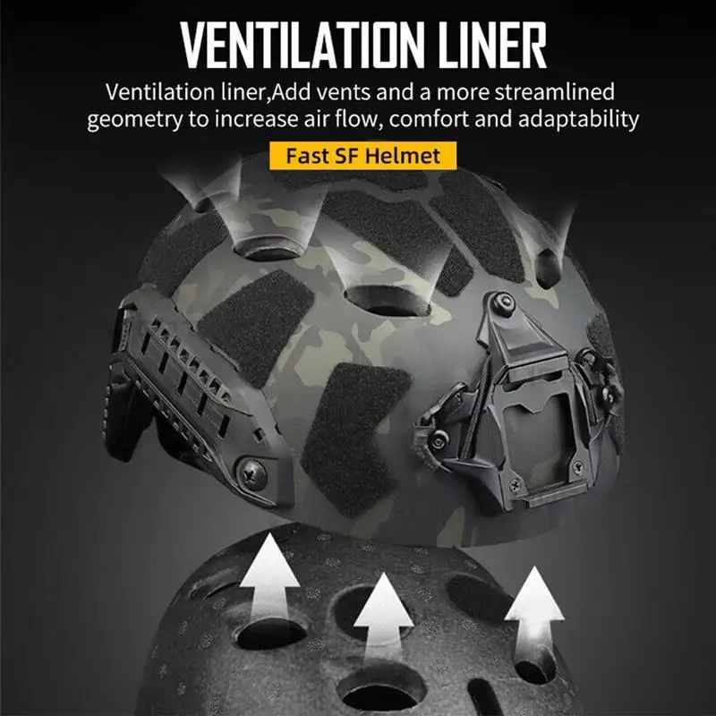 Conjunto de casco Airsoft, auriculares tácticos de alta definición y gafas, modelo de telescopio de doble paso, equipo de cosplay de campo de tiro - imagen 3