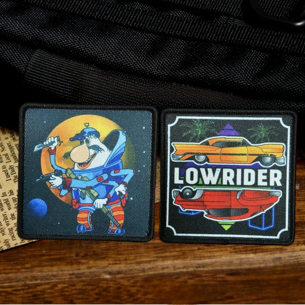 Parches de insignia de moral táctica "Break Glass", brazalete de señalización, gancho y bucle, parche militar del ejército, accesorios para mochila, pegatinas - imagen 3