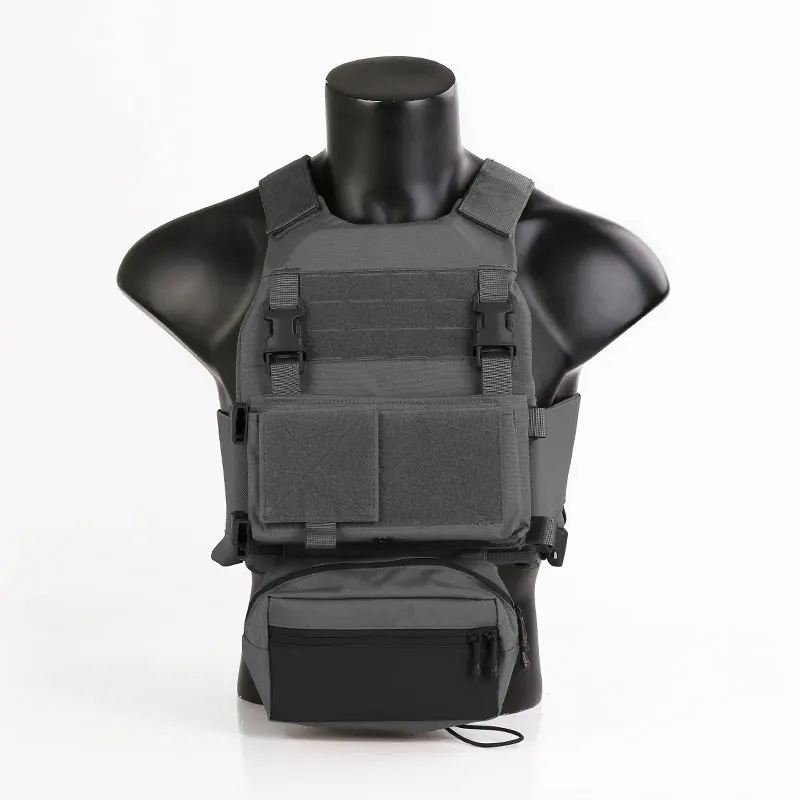 Emersongear-Chaleco táctico ForFCS con plataforma de pecho MK, portador de placa multiusos con bolsa, faja elástica, bolsa de caza - imagen 3