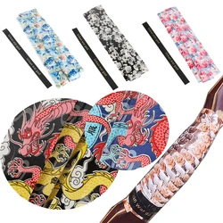 3 uds tiro con arco absorber banda para el sudor arco elevador mango cinta de agarre compuesto arco recurvo ballesta antideslizante cinturón amortiguador elástico