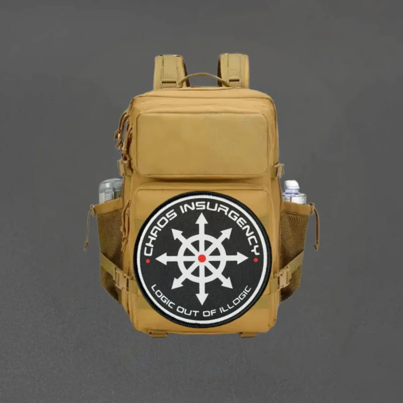 Chaleco táctico con estampado SCP, insignia de moral con gancho y bucle, accesorios de decoración para mochila, pegatinas, brazalete, parches militares para ropa