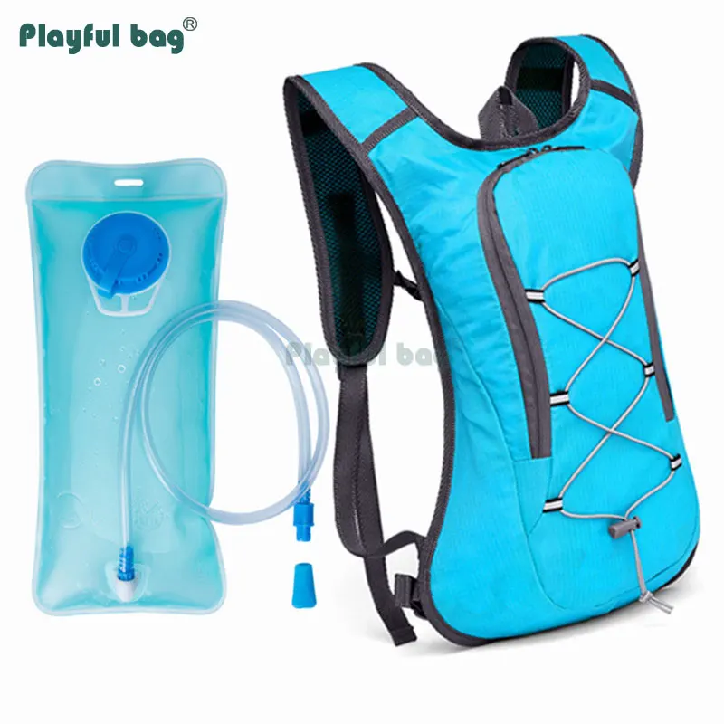 Mochila de hidratación para bicicleta con vejiga de agua de 2L, impermeable, para deportes al aire libre, beber, montar, correr, hidratación AVA198 - imagen 5
