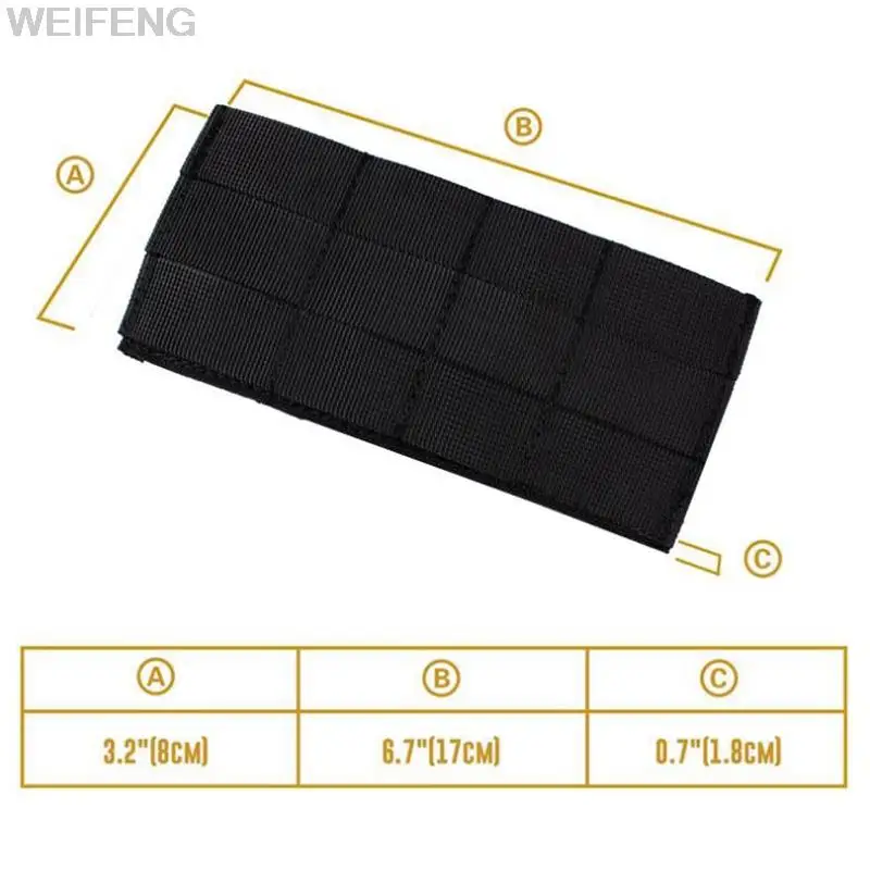 Adaptador Molle de cinturón táctico, adaptador de plataforma de cinturón de Panel, herramienta de montaje de bolsa Molle de instalación - imagen 4