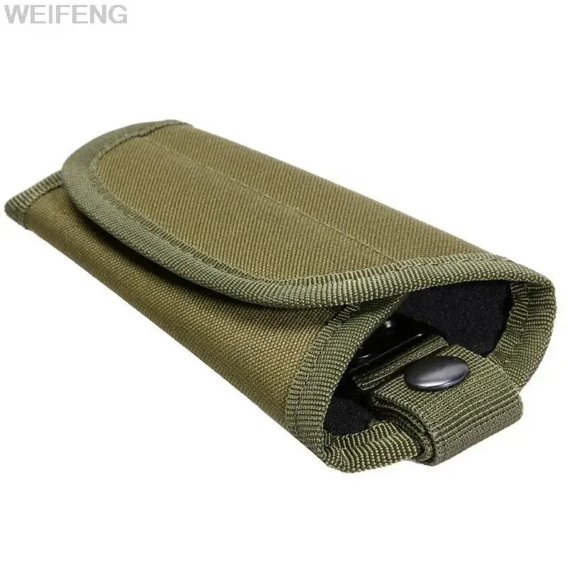 Bolsa para llavero al aire libre, bolsa táctica silenciosa para guardar llaves, cinturón de trabajo plegable, llavero, bolsillo pequeño - imagen 5