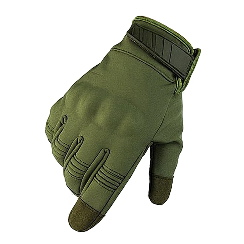 Guantes tácticos para Deportes Militares al aire libre para hombres, dedo completo de bicicleta, equipo de protección para competición de motocicletas, pantalla antideslizante T - imagen 4