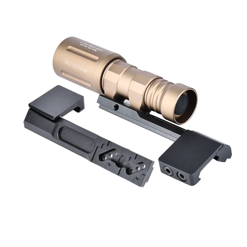 Linterna táctica M300 M600 PLHV2, montaje compensado M340 M640 Surefir SF, Base de luz de explorador, equipo Airsoft, accesorios para armas de caza - imagen 4