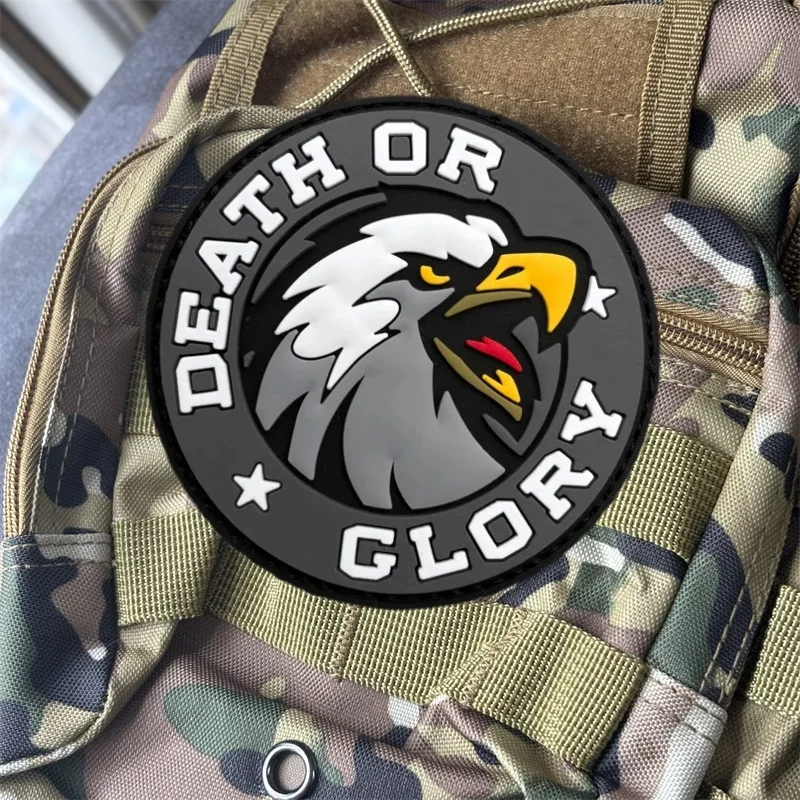 Parche táctico militar Glory Eagles 3D de PVC para ropa, insignia de moral, parches con gancho, pegatinas para mochila, brazalete del ejército - imagen 2