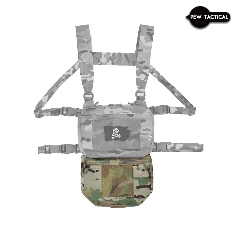 Pew-bolsa táctica estilo Ferro The Dangler Airsoft, bolsa para artículos diversos de alta capacidad, accesorios de actualización de aparejo de pecho - imagen 2