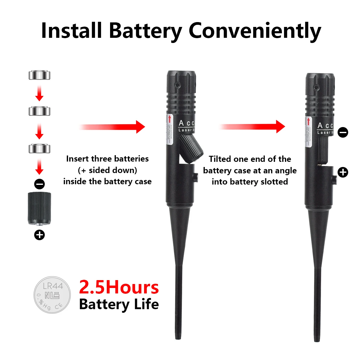 Calibrador láser verde/rojo con 18 adaptadores, calibrador de aleación de aluminio, calibrador láser sin giro, instrumento de puntería transfronteriza - imagen 4