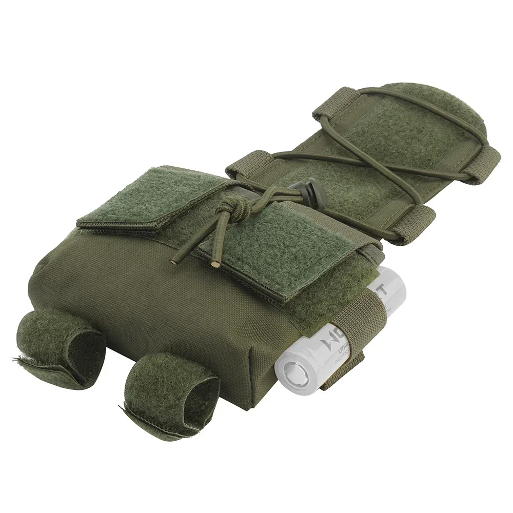 Bolsa de batería para casco táctico, paquete de batería MK2, M-LOK, bolsa de contrapeso para casco rápido, accesorios de equipo de caza Airsoft - imagen 4