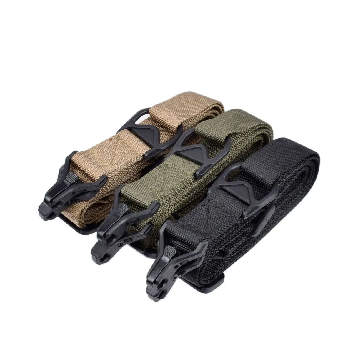 Táctico MS3 1 2 puntos Rifle Sling giratorio RSA Paraclip caza perfil bajo Clips de Metal montaje correa de pistola de carabina en AR15 HK416 - imagen 5
